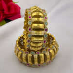 Meenakari Bangles with Colourful Border
