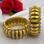 Meenakari Bangles with Colourful Border