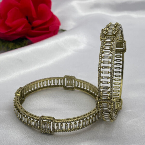Antique Gold-Plated Bangles