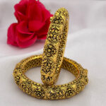 Antique gold platted Bangles