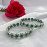 Emerald Stone Designer Bangles