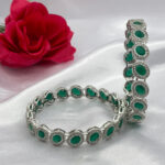 Emerald Stone Designer Bangles