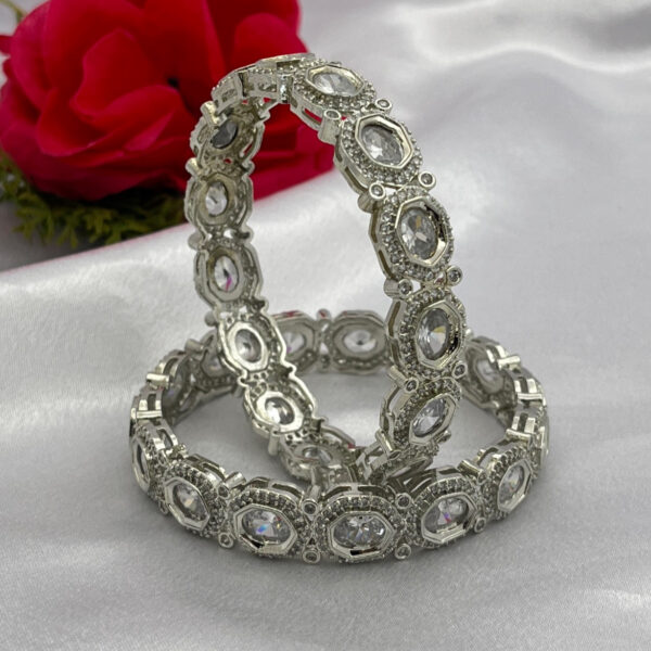 Sparkling AD Stone Bangles