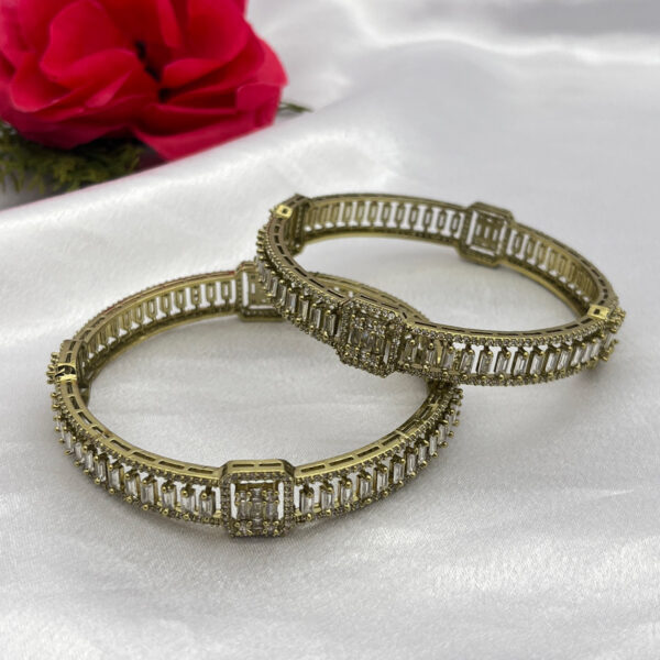 Antique Gold-Plated Bangles