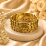 Dotted Metal Bangle
