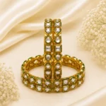 Dual Line Drop & Square Kundan Single Line