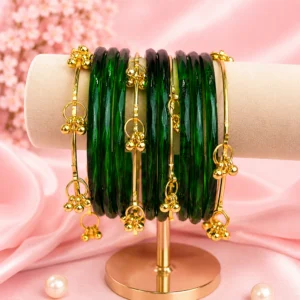 Ghungroo With Jelly Bangles (Green) (2)