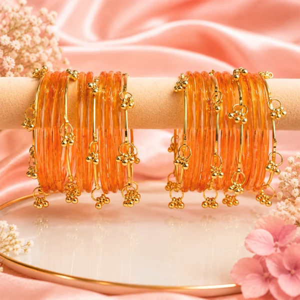 Ghungroo With Jelly Bangles