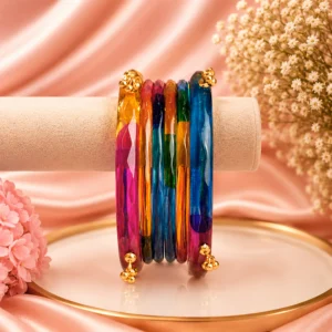 Jelly Bangles Set (Dark-Multi) (2)