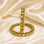 Meenakari D-Shape Kunda Kada