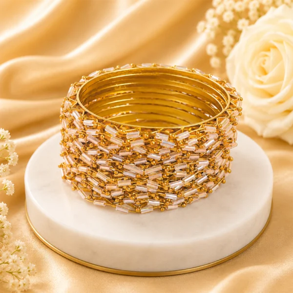 Nalki Metal Bangles (12 Pcs)