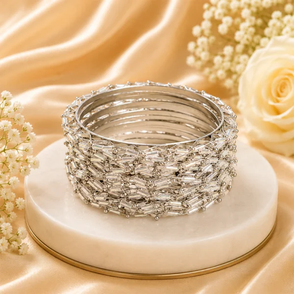 Nalki Metal Bangles (12 Pcs)