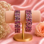 Printed Metal Bangle - G.P. Pink