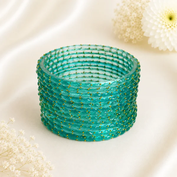Rain Drop Glass Bangles