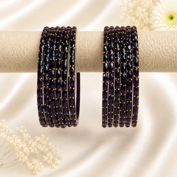 Rain Drop Glass Bangles