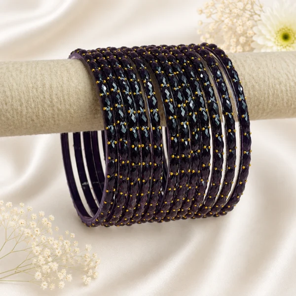 Rain Drop Glass Bangles