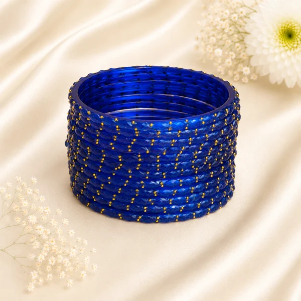 Rain Drop Glass Bangles