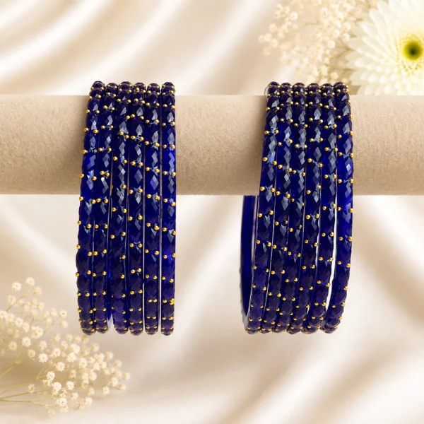 Rain Drop Glass Bangles