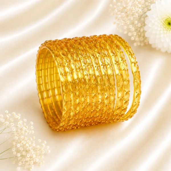 Rain Drop Glass Bangles