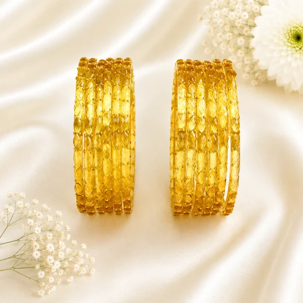 Rain Drop Glass Bangles