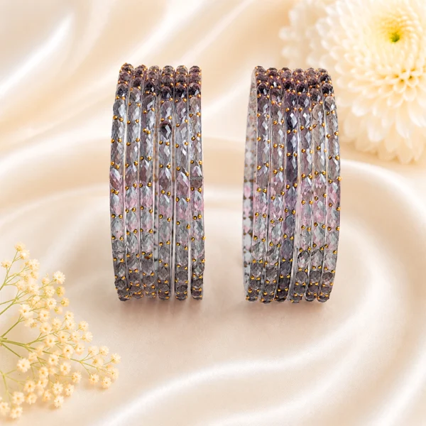 Rain Drop Glass Bangles