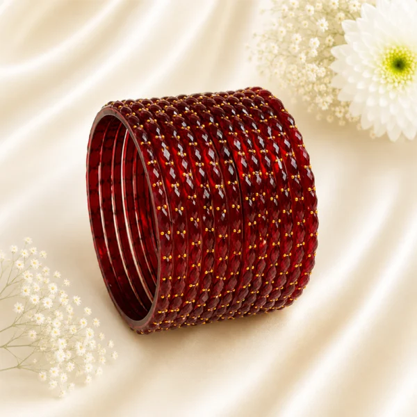 Rain Drop Glass Bangles