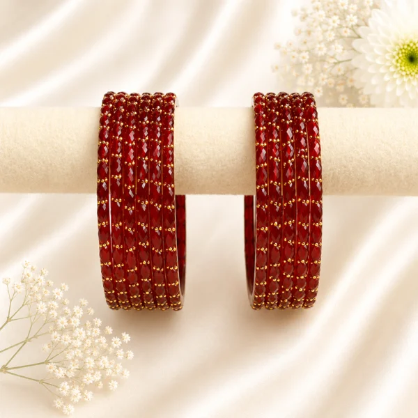 Rain Drop Glass Bangles