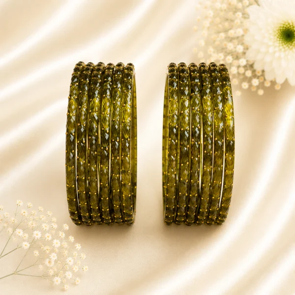Rain Drop Glass Bangles