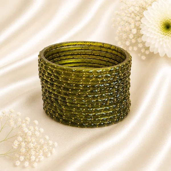 Rain Drop Glass Bangles