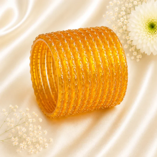 Rain Drop Glass Bangles