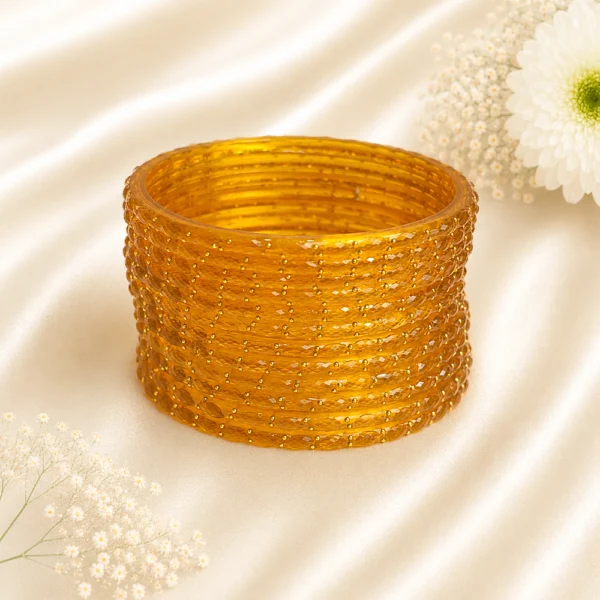 Rain Drop Glass Bangles
