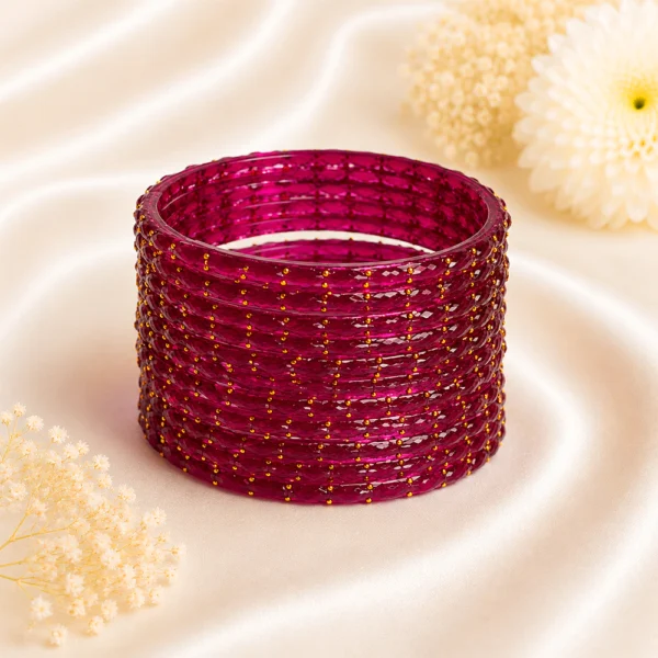 Rain Drop Glass Bangles