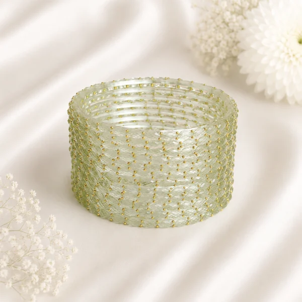 Rain Drop Glass Bangles