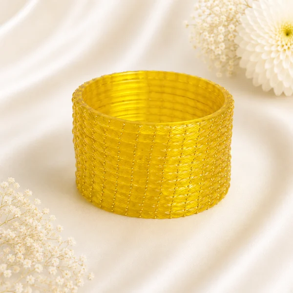 Rain Drop Glass Bangles