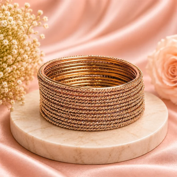 Sparkling Metal Bangle