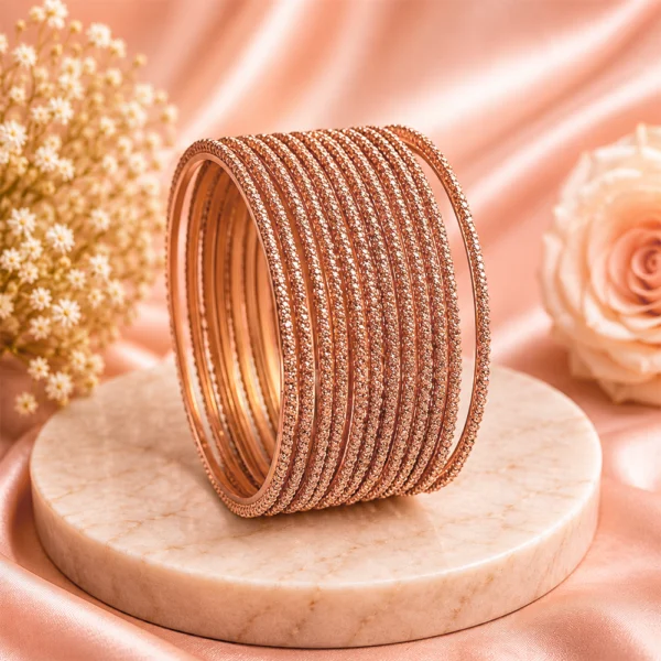 Sparkling Metal Bangle