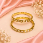 Square-Kundan Single Line Kada