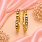 Square-Kundan Single Line Kada