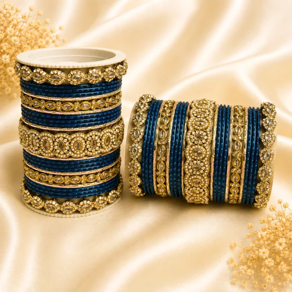 Stones Kada Bangle Set