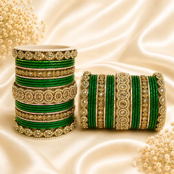 Stones Kada Bangle Set