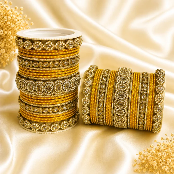 Stones Kada Bangle Set