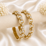 Stones And Pearls Glass kada