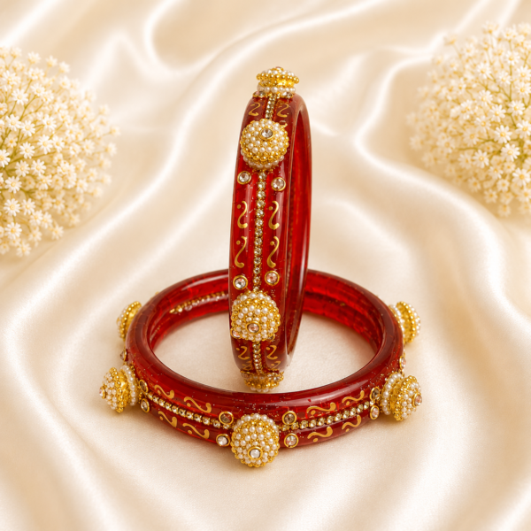 Crystal Picheli Kada With Stones