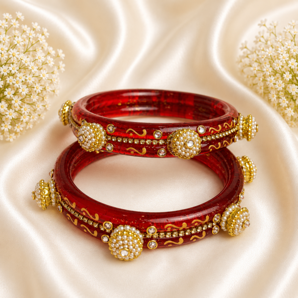 Crystal Picheli Kada With Stones