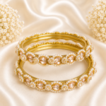 Stones And Pearls Glass kada