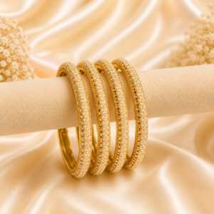 Pearl Flower Glass Kada