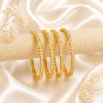 Round Single line AD Bangle