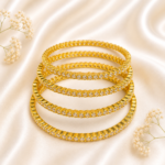 Round Single line AD Bangle