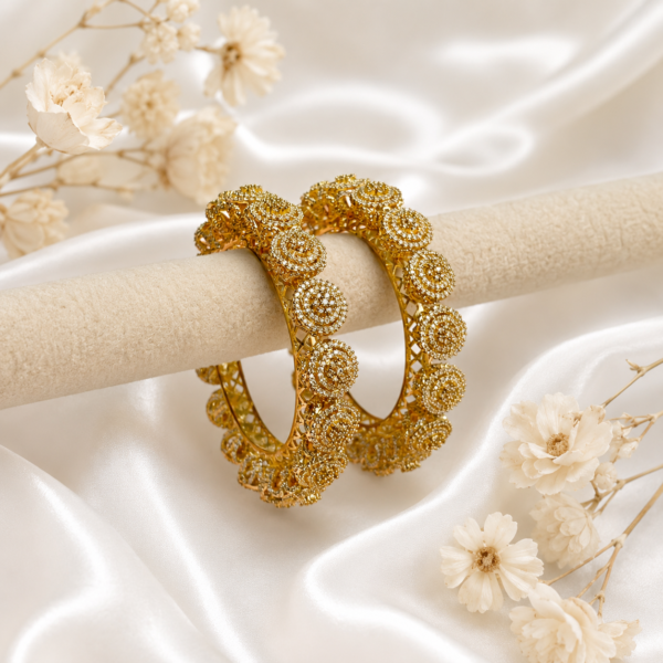 Premium AD Rich Sparkling Pacheli Bangles