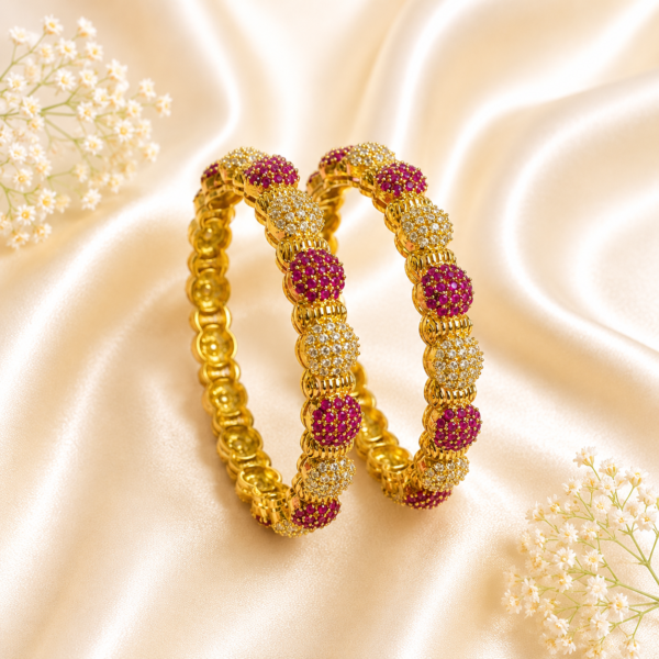 Ruby-White stones AD kada